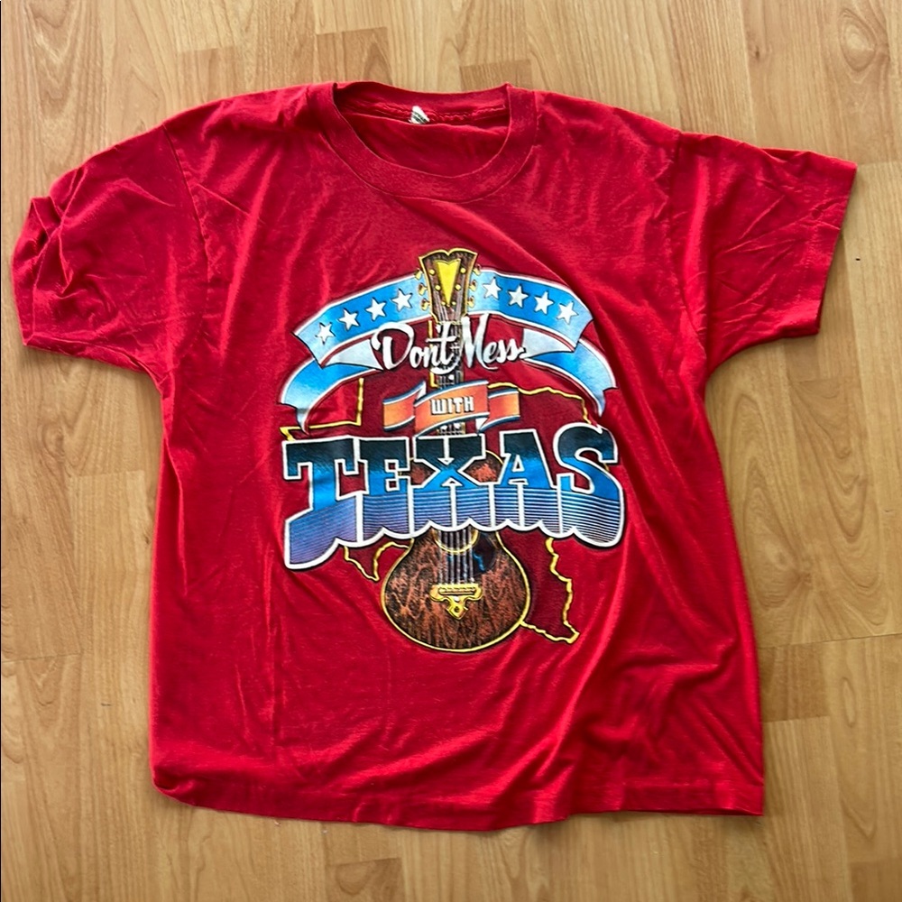 Vintage Screen Stars Vibrant Red T-Shirt